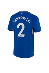 Everton James Tarkowski #2 Fotballdrakt Hjemme Klær 2022-23 Korte ermer